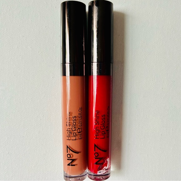 No7 Makeup No7 High Shine Lip Gloss Roaring Red Naturally Nude Poshmark